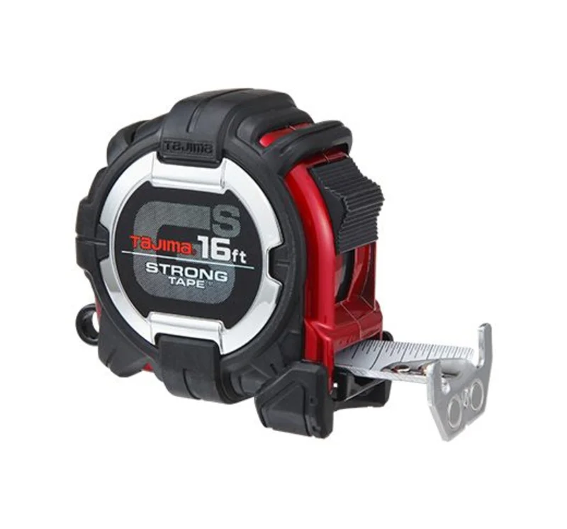 TAJIMA GS-MC16BW GS-LOCK 16FT X 1IN STRONG TAPE & HORNED MAGNETIC HOOK WITH COMPATIBLE CLIP