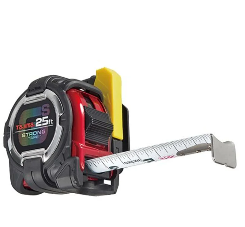 TAJIMA GSSF-25BW GSLock 25'x1-1/16" Tape Measure Belt Holder Tetherable