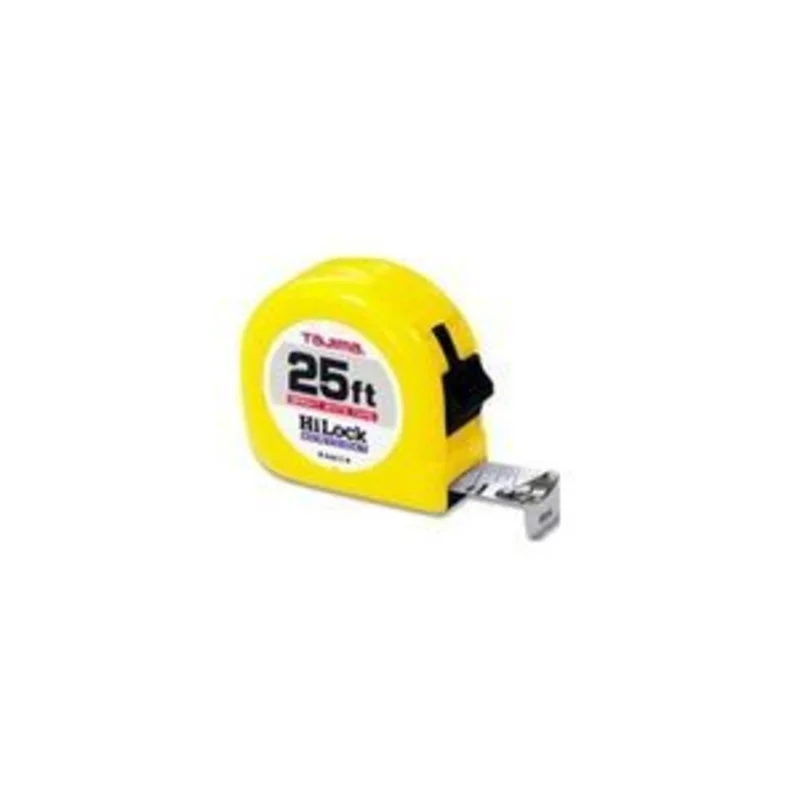TAJIMA HL-25BW HI-LOCK 25' STANDARD SCALE TAPE MEASURE