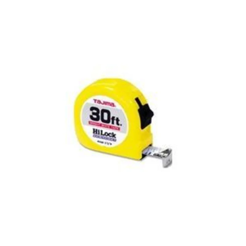TAJIMA HL-30BW HI-LOCK 30' STANDARD SCALE TAPE MEASURE