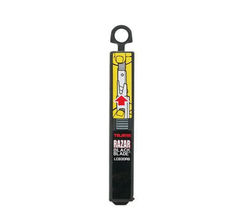 TAJIMA LCB-30RB RAZOR BLACK BLADE 13 POINT 10-blade SAFETY DISPENSER