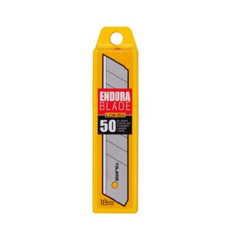 TAJIMA LCB-50-50 Heavy Duty ENDURA 18mm / 3/4" blades, 50-blade contractor pack