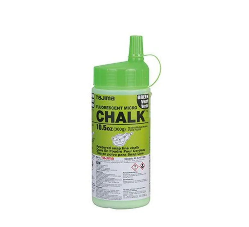 Tajima PLC2-FG300 Chalk Micro Ultra-Fine Fluorescent Green 10.5 oz