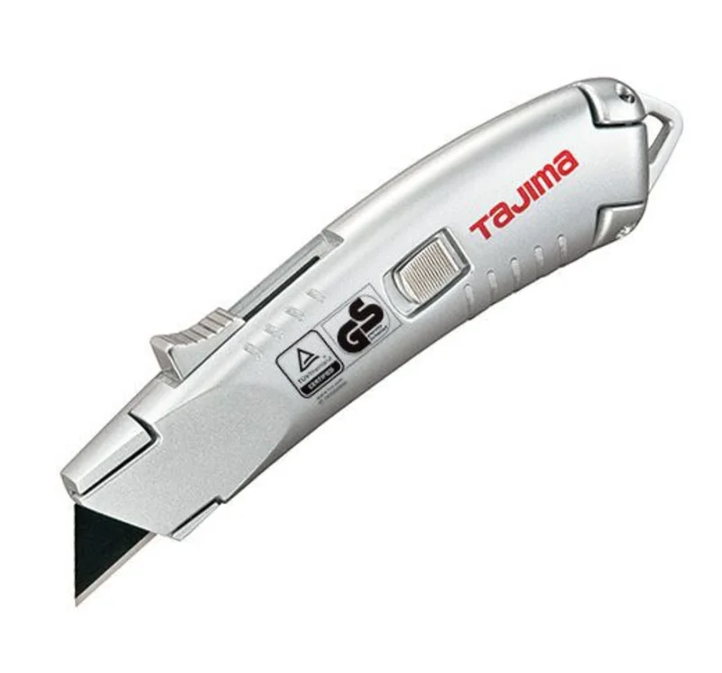 TAJIMA VR-103 VR-SAFTEY Self-Retracting One-Piece Knife with 3 V-REX Fluoro-Coat Blades