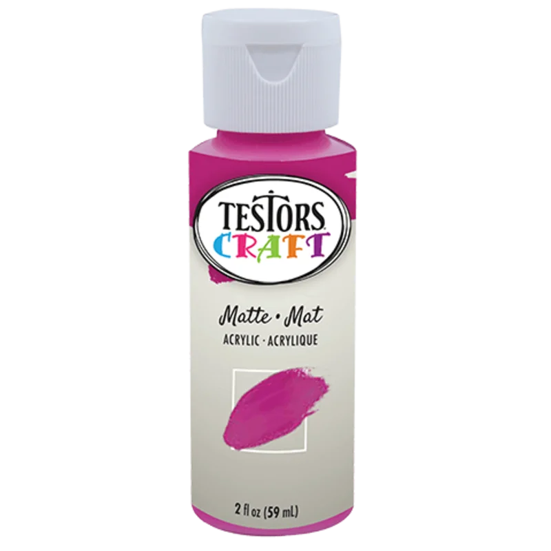 Testors Craft Acrylic Paints  Fuchsia