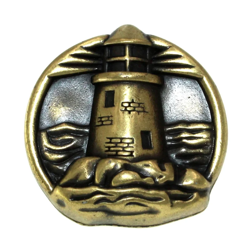 Themed PA1811-WA  Lighthouse Knob Windsor Antique 1 1/2" South Seas