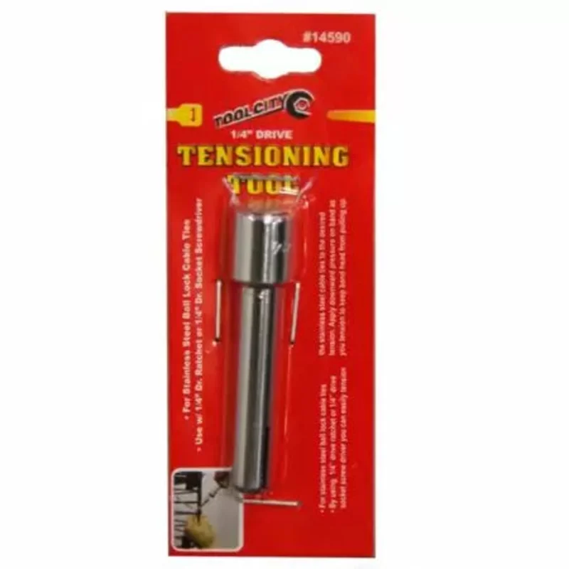 Tool City Releasable Tie Tensioning Tool 1/4 L in. for 1/4 in. Ratchet