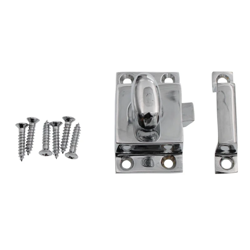 Top Knobs 2 Inch Cabinet Latch Turn Knob Polished Chrome TKM1780
