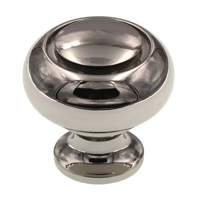 Top Knobs Asbury Brass 1 1/4" Ring Cabinet Knob Polished Nickel M1309