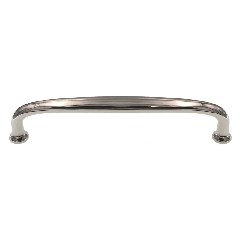 Top Knobs Asbury Charlotte Cabinet Pull D Handle 6" CTC Polished Nickel M1278
