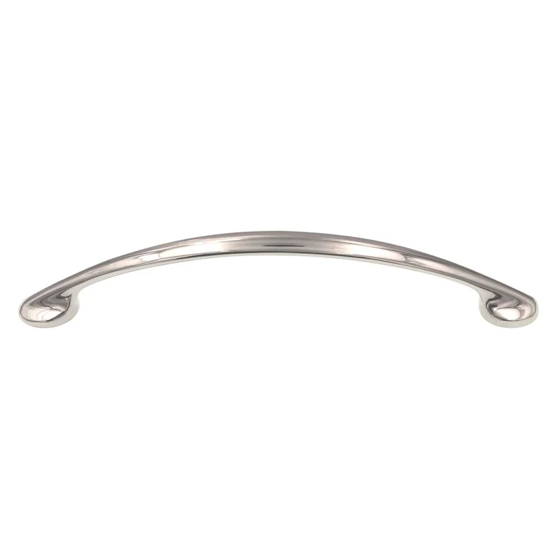 Top Knobs Asbury Mandal Cabinet Pull 5 1/16" (128mm) CTC Polished Nickel M1265