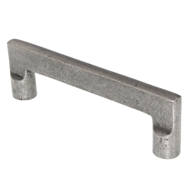 Top Knobs Aspen Cabinet Square Pull Flat Sided 4" CTC Silicon Bronze Light M1360