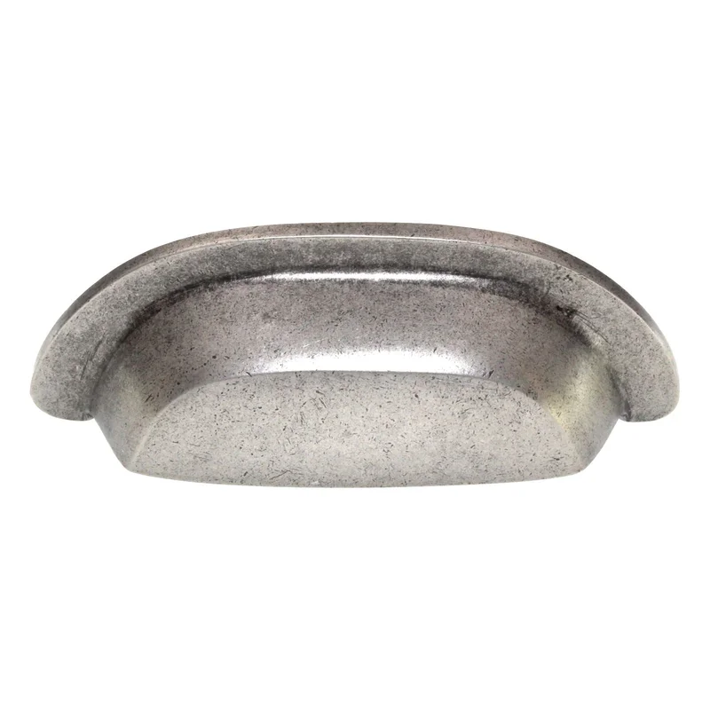 Top Knobs Aspen Drawer Cup Pull 3" CTC Silicon Bronze Light M1410