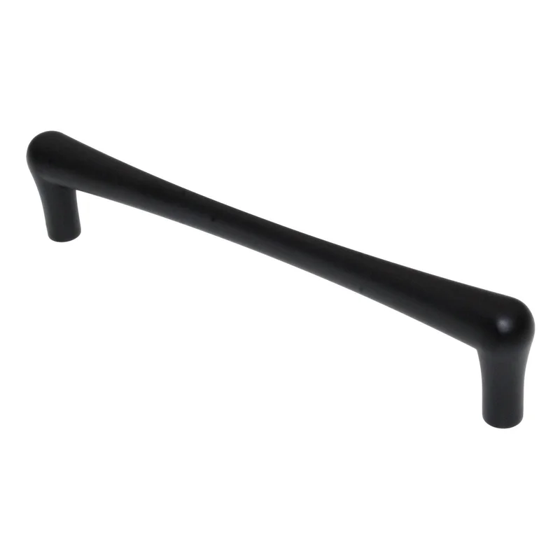 Top Knobs Barrington Brookline Bar Pull 6 5/16" (160mm) CTC Flat Black TK765BLK