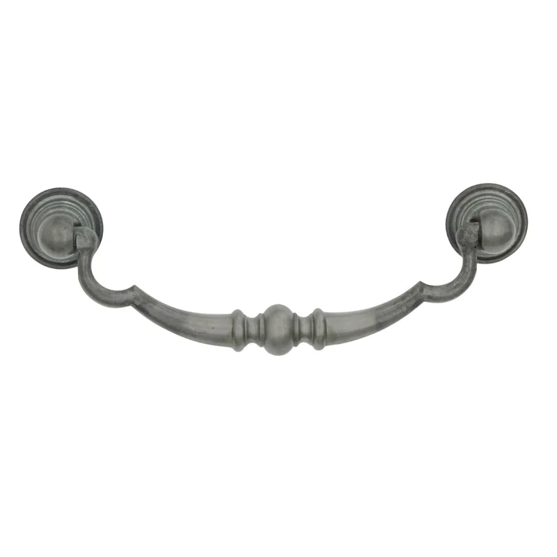 Top Knobs Britannia Oxford Drawer Bail Pull 3 3/4" (96mm) CTC Pewter Light M2