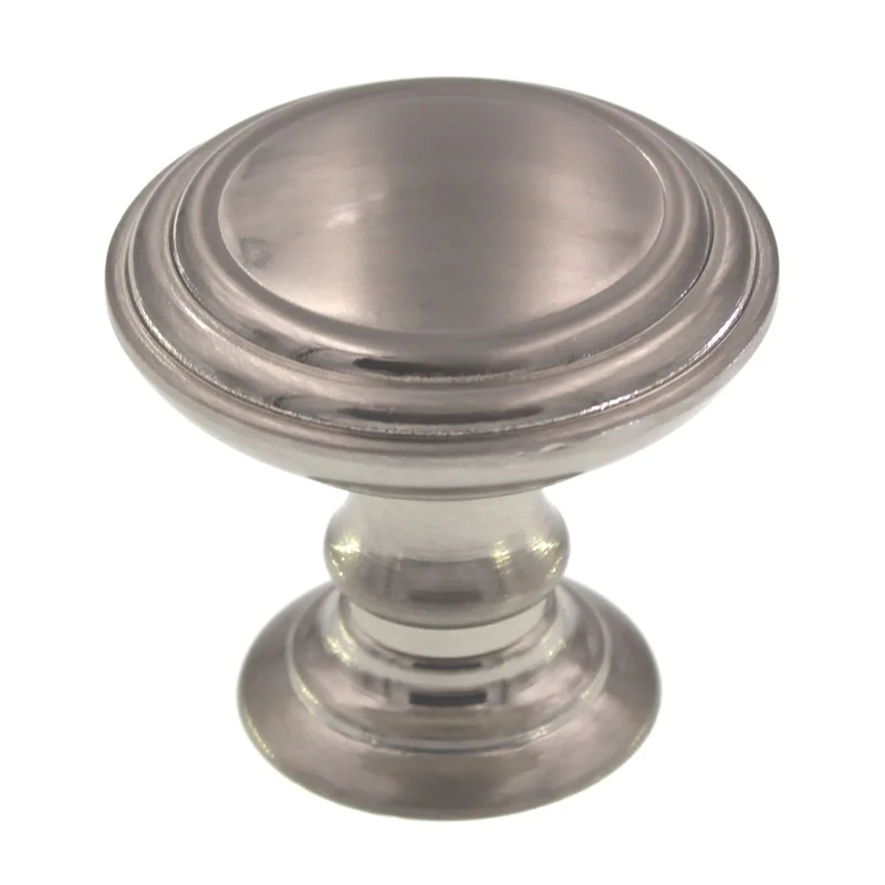 Top Knobs Chareau 1 1/2" Reeded Cabinet Knob Brushed Satin Nickel TK321BSN