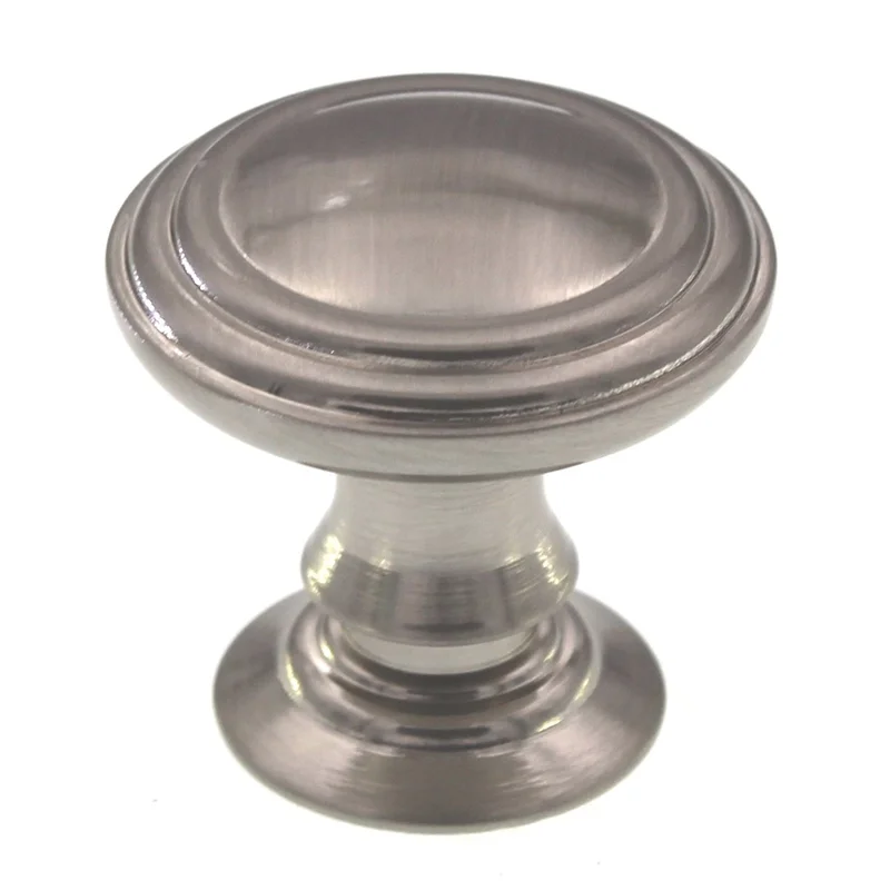 Top Knobs Chareau 1 1/8" Reeded Cabinet Knob Brushed Satin Nickel TK320BSN