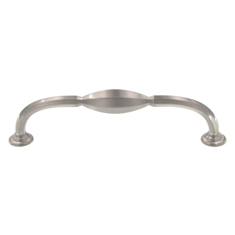 Top Knobs Chareau Cabinet Pull 5 1/16" (128mm) CTC Brushed Satin Nickel TK232BSN
