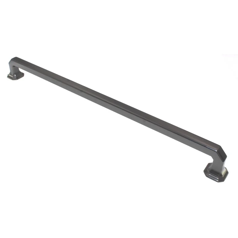 Top Knobs Chareau Emerald Cabinet Square Pull 12" CTC Ash Gray TK291AG