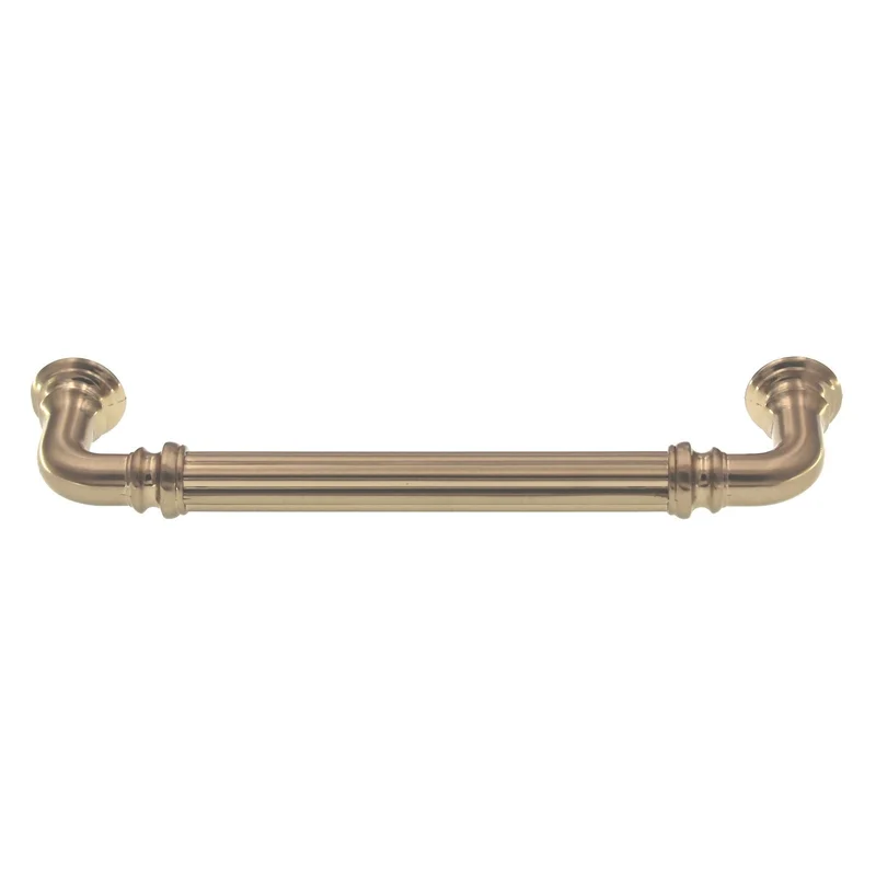 Top Knobs Chareau Reeded Cabinet Pull 5" CTC Honey Bronze TK323HB