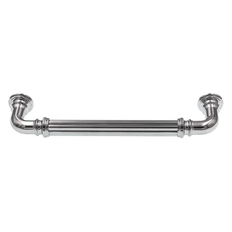 Top Knobs Chareau Reeded Cabinet Pull 5" CTC Polished Chrome TK323PC
