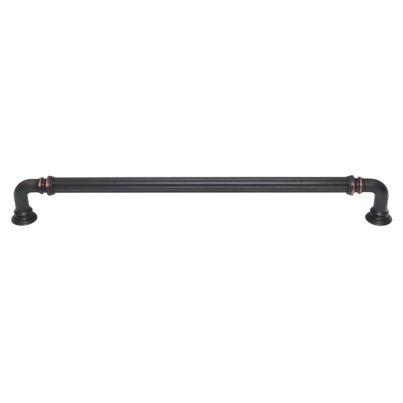 Top Knobs Chareau Reeded Cabinet Pull 9" CTC Umbrio TK325UM