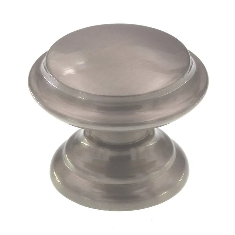 Top Knobs Dakota Asbury 1 3/8" Flat Top Cabinet Knob Brushed Satin Nickel M1303
