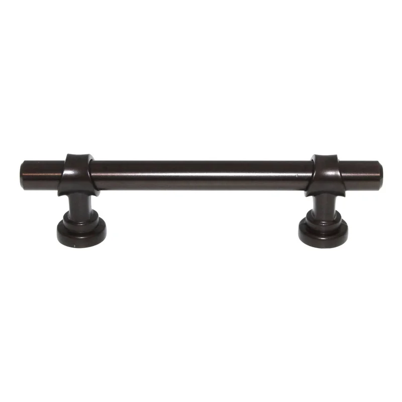 Top Knobs Dakota Bit Pull Bar Pull 3 3/4" (96mm) Ctr Oil-Rubbed Bronze M1197