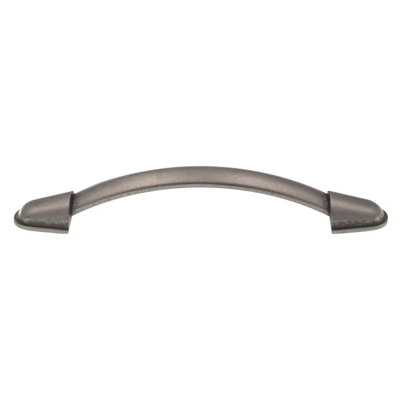 Top Knobs Dakota Buckle Cabinet Pull 5 1/16" (128mm) CTC Antique Pewter M1205