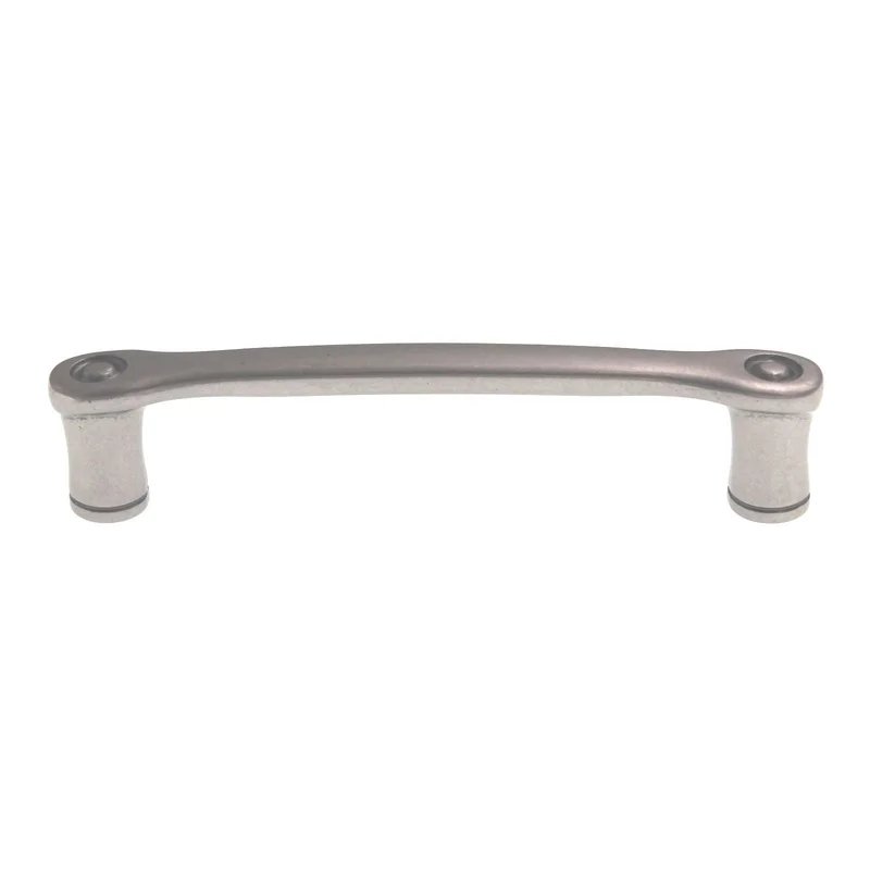 Top Knobs Edwardian Link Cabinet Arch Pull 3 3/4" (96mm) Ctr Pewter Antique M968
