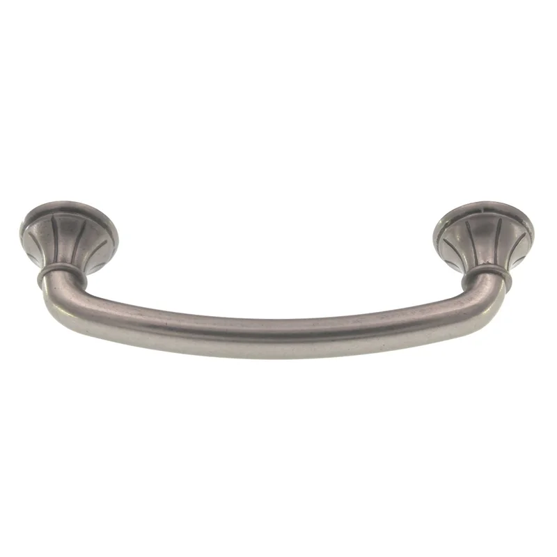 Top Knobs Edwardian Lund Cabinet Arch Pull 4" CTC Pewter Antique M965