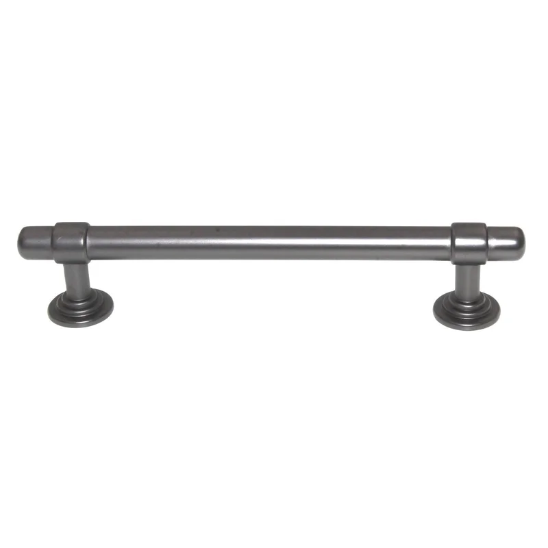 Top Knobs Ellis Cabinet Bar Pull 5 1/16" (128mm) CTC Ash Gray TK3002AG