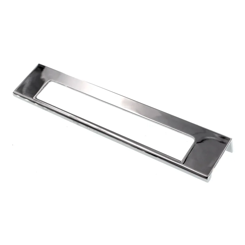 Top Knobs Mercer Europa Cabinet Cut Out Tab Pull 6" CTC Polished Chrome TK522PC