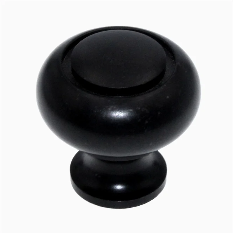 Top Knobs Normandy 1 1/4 Inch Brass Cabinet Decorative Knob Patina Black M599