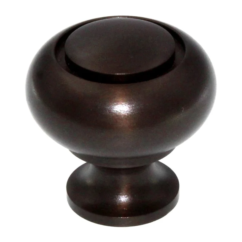 Top Knobs Normandy Brass 1 1/4" Ring Cabinet Knob Oil Rubbed Bronze M774