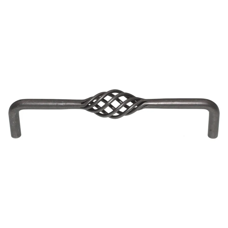 Top Knobs Normandy Cabinet Birdcage Pull 6" CTC Pewter M655