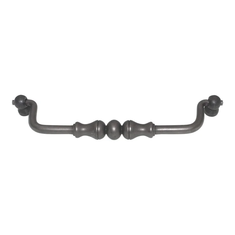 Top Knobs Normandy Orne Cabinet Bail Pull 7" Ctr Pewter M679