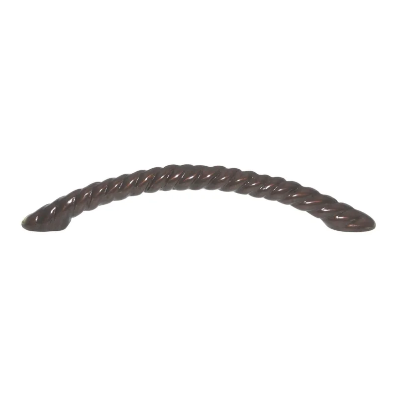 Top Knobs Normandy Twist Cabinet Pull 5" (128mm) Ctr Oil-Rubbed Bronze M790