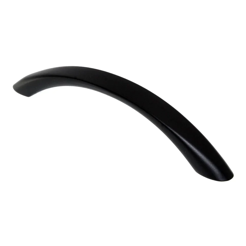 Top Knobs Nouveau Cabinet Arch Pull 3 3/4" (96mm) CTC Flat Black M386