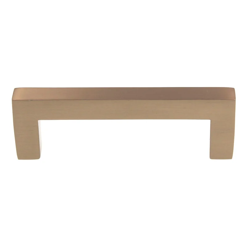 Top Knobs Nouveau Cabinet Square Pull 3 3/4" (96mm) CTC Honey Bronze M2159