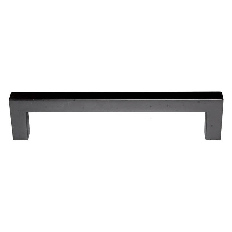 Top Knobs Nouveau Cabinet Square Pull 5 1/16" (128mm) CTC Ash Gray M2156