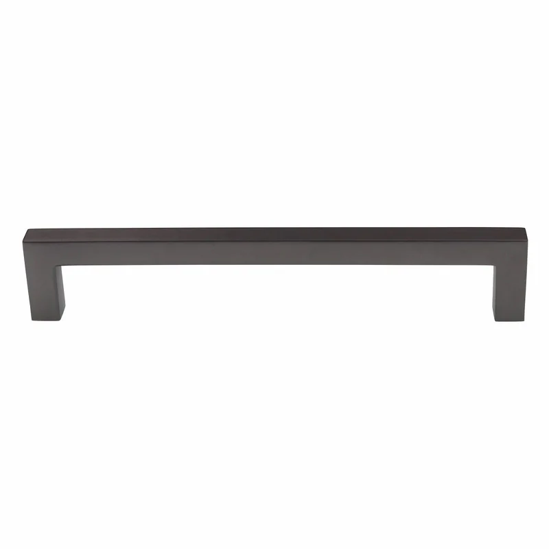 Top Knobs Nouveau Cabinet Square Pull 6 5/16" (160mm) CTC Ash Gray M2154