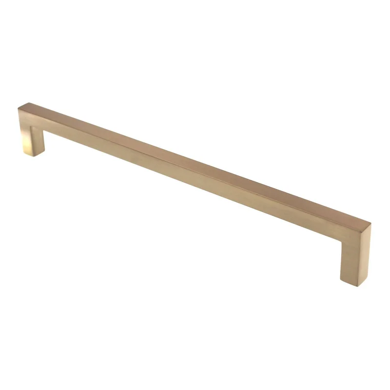 Top Knobs Nouveau Cabinet Square Pull 8 13/16" (224mm) CTC Honey Bronze M2153