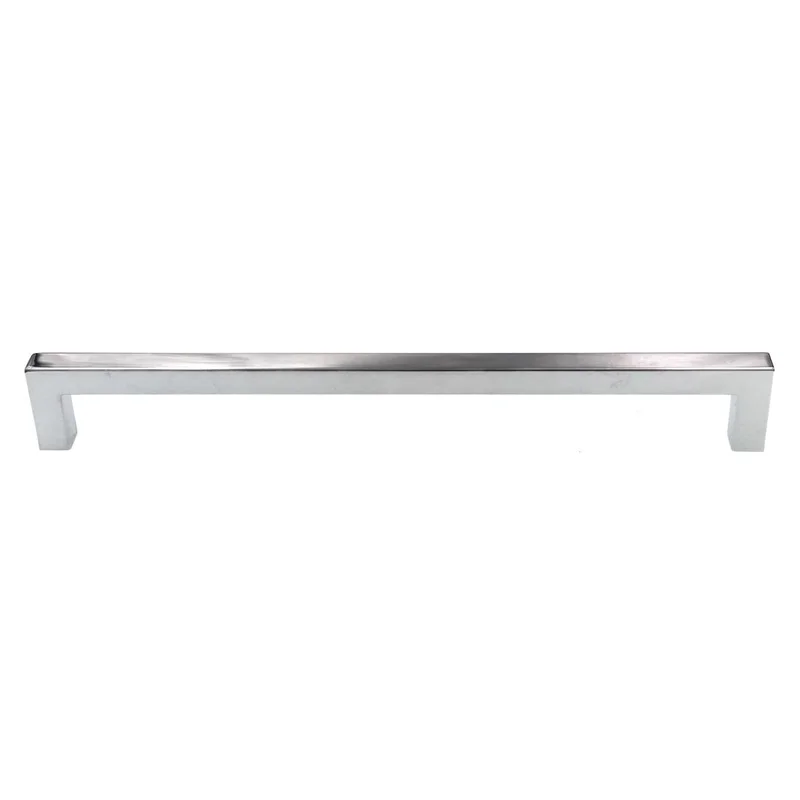 Top Knobs Nouveau Cabinet Square Pull 8 13/16" (224mm) CTC Polished Chrome M1154
