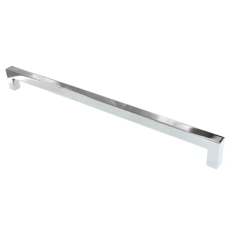 Top Knobs Nouveau Cabinet Square Pull Square 12" CTC Polished Chrome M1839
