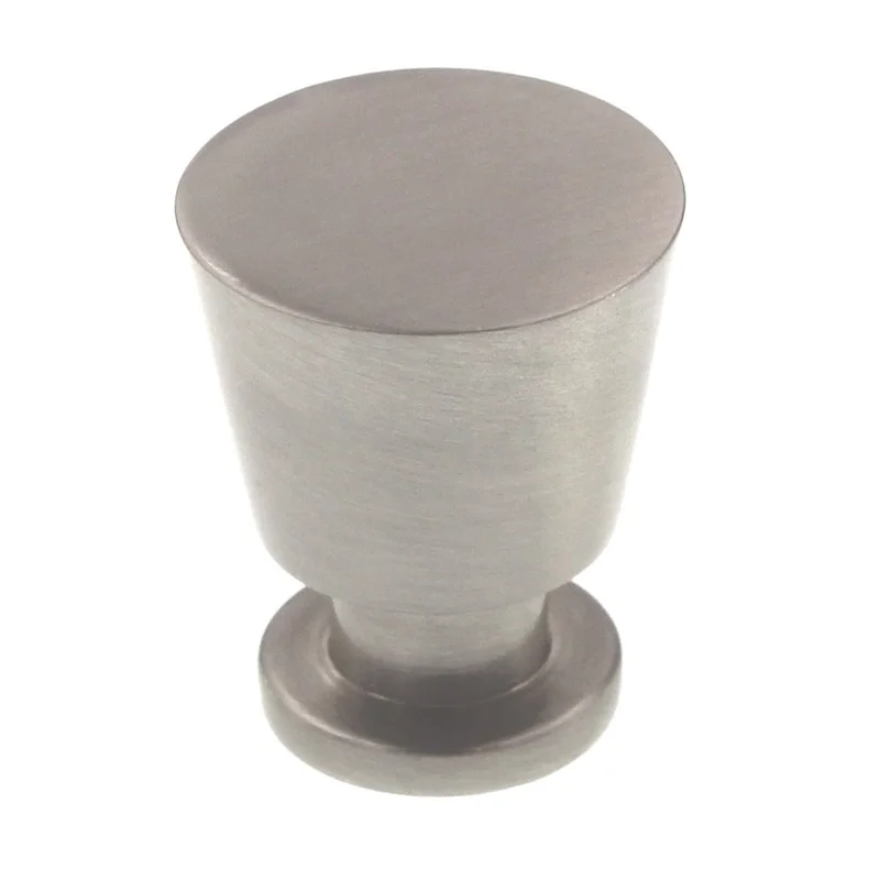Top Knobs Nouveau Rocks 7/8" Conical Cabinet Knob Brushed Satin Nickel M549