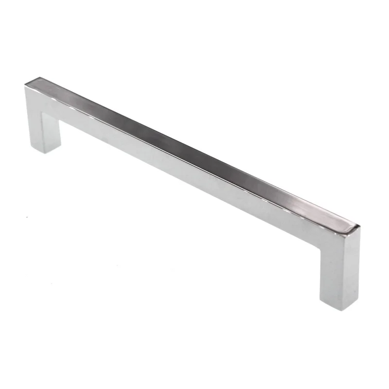 Top Knobs Nouveau Square Bar Pull 6 5/16" (160mm) CTC Polished Chrome M1157