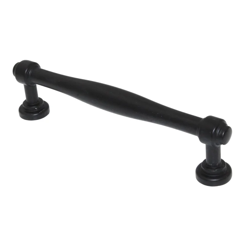 Top Knobs Regent's Park Ulster Bar Pull 5 1/16" (128mm) CTC Flat Black TK3072BLK