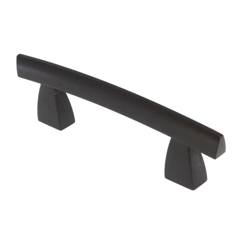Top Knobs Santuary Cabinet Square Pull Arched 3" CTC Oil-Rubbed Bronze TK3ORB