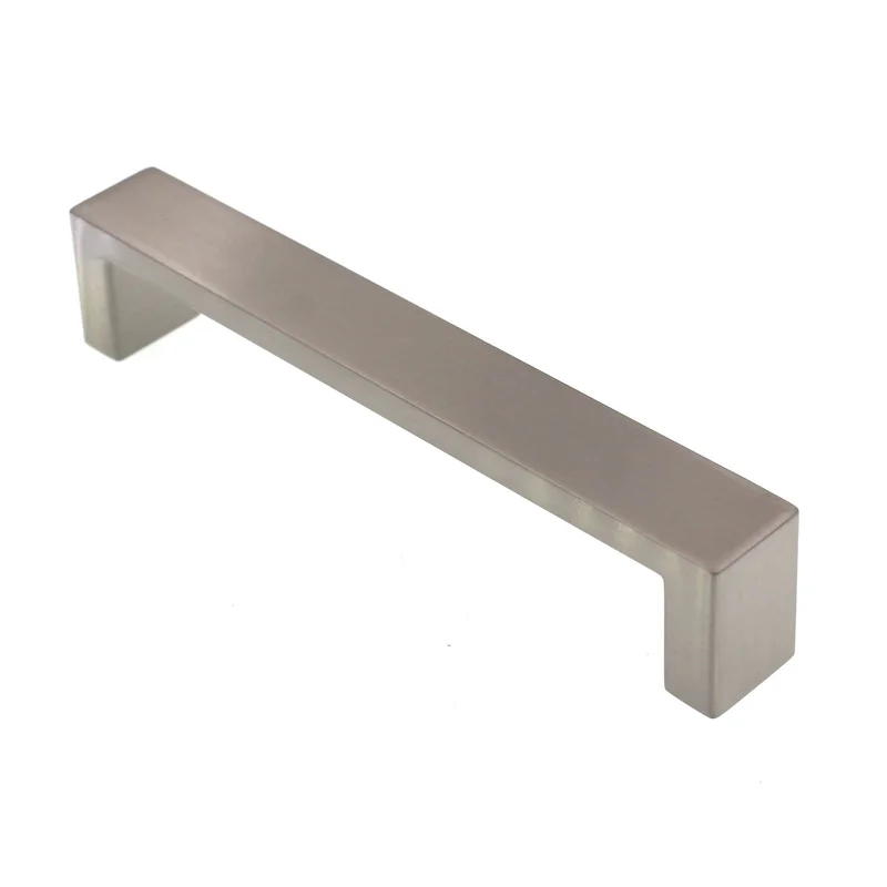 Top Knobs Santuary Modern Metro Square Pull 5" CTC Brushed Satin Nickel TK251BSN